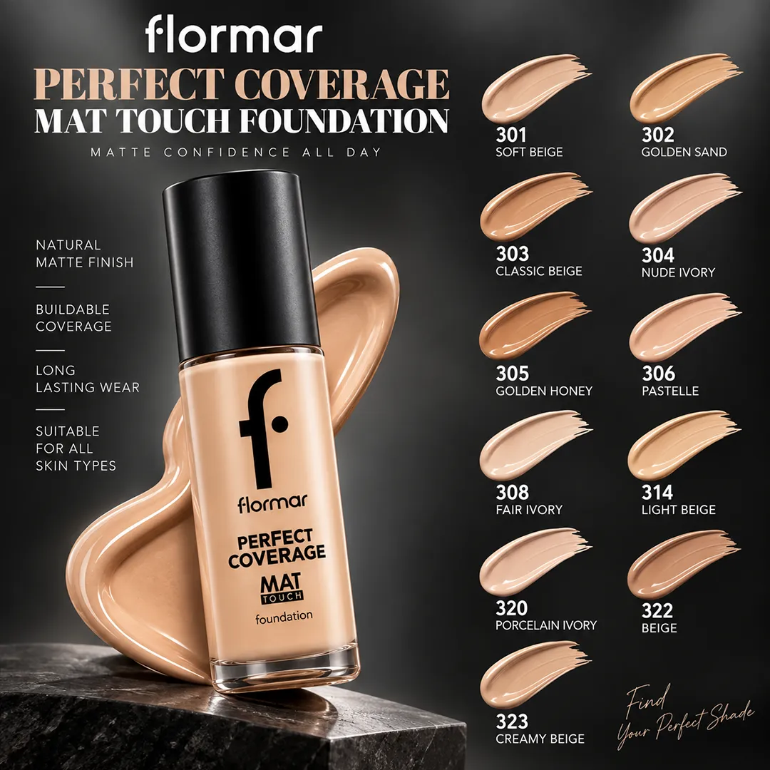 FLORMAR FOUNDATION MAT TOUCH M