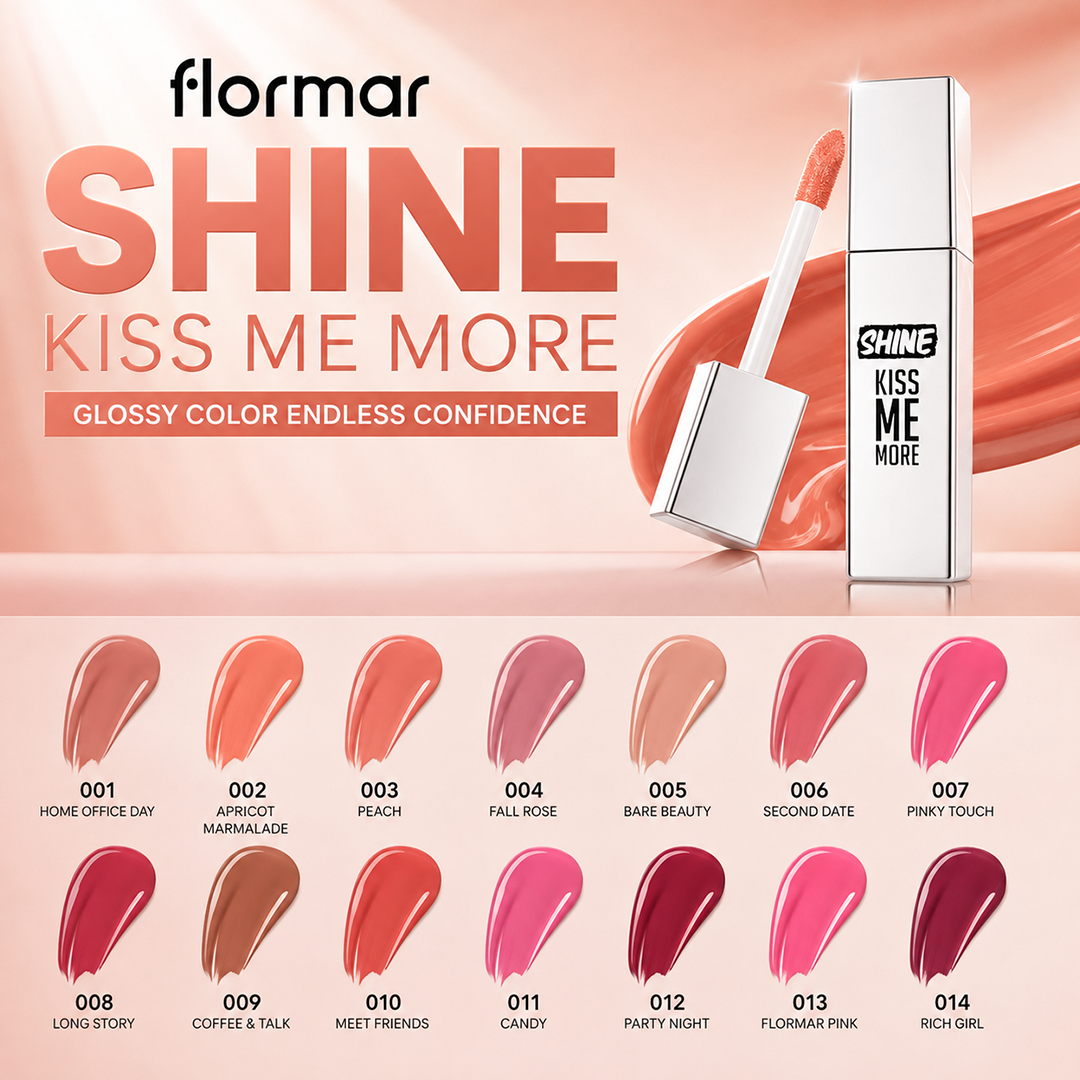 FLORMAR LIPSTICK SHINE KISS ME MORE