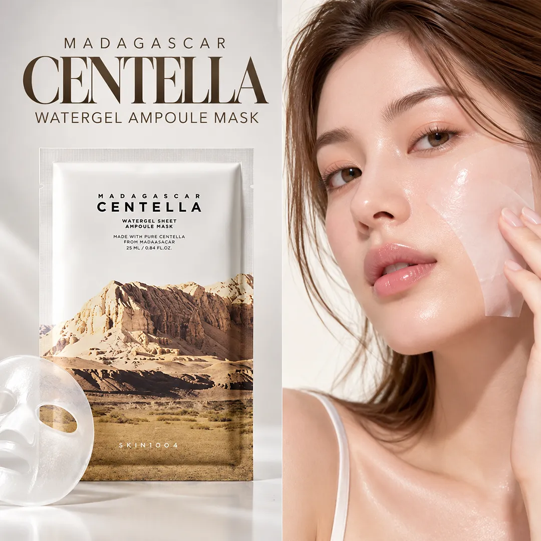 MADAGASCAR CENTELLA  WATERGEL AMPOULE MASK 25ML SKIN1004