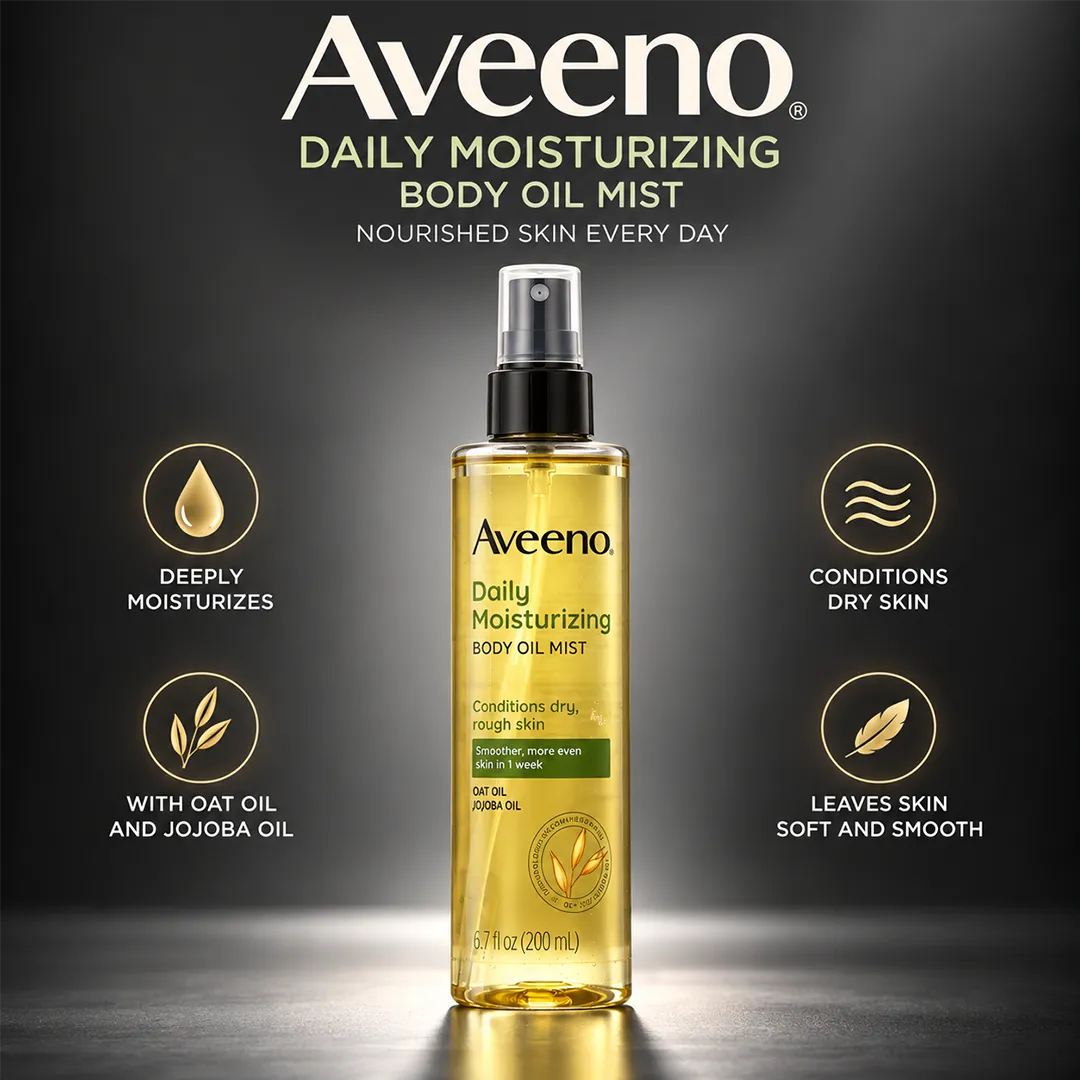 AVEENO DAILY MOISTURIZING BODY OIL MIST 200ML