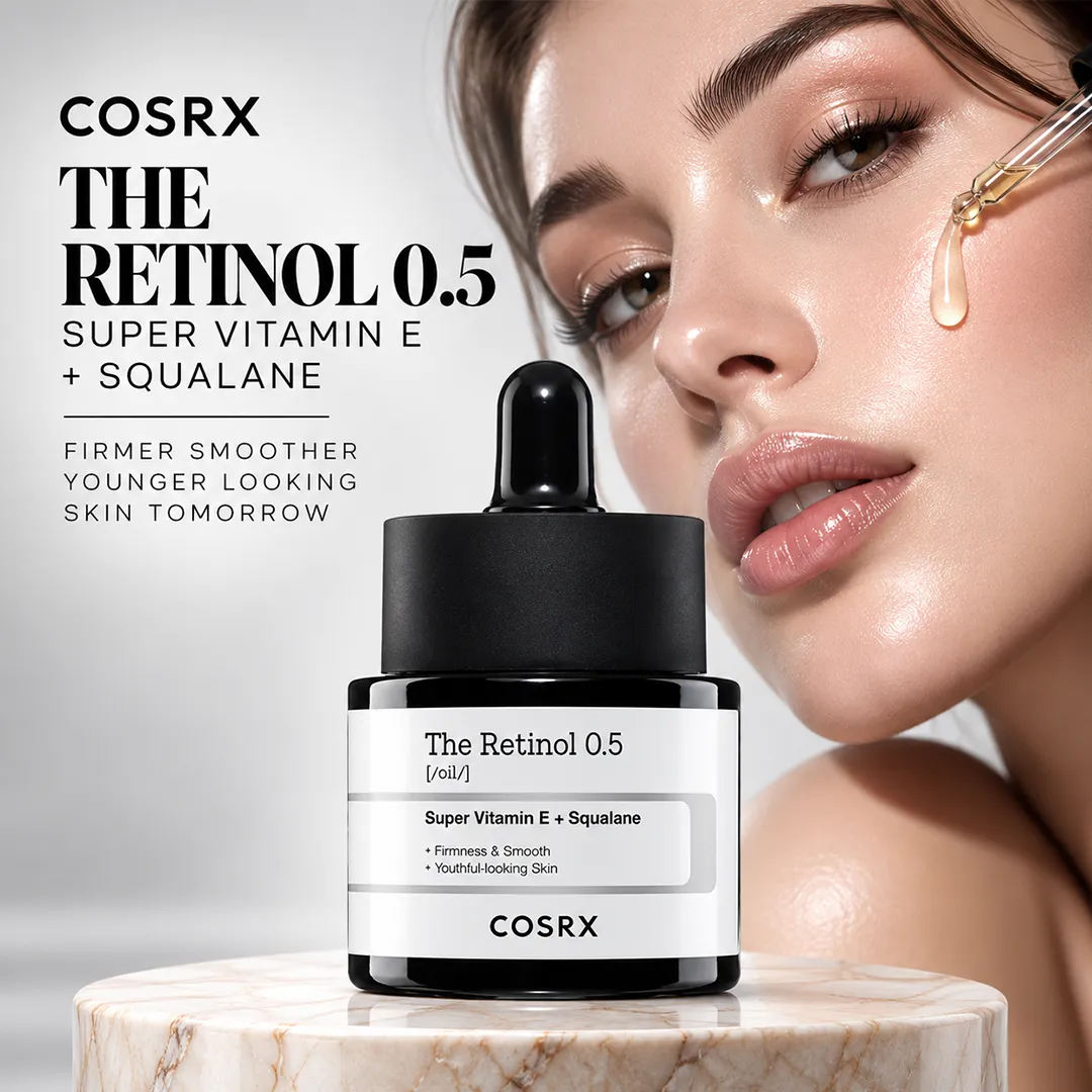 COSRX THE RETINOL 0.5 SUPER VITAMIN E + SQUALANE 20ML