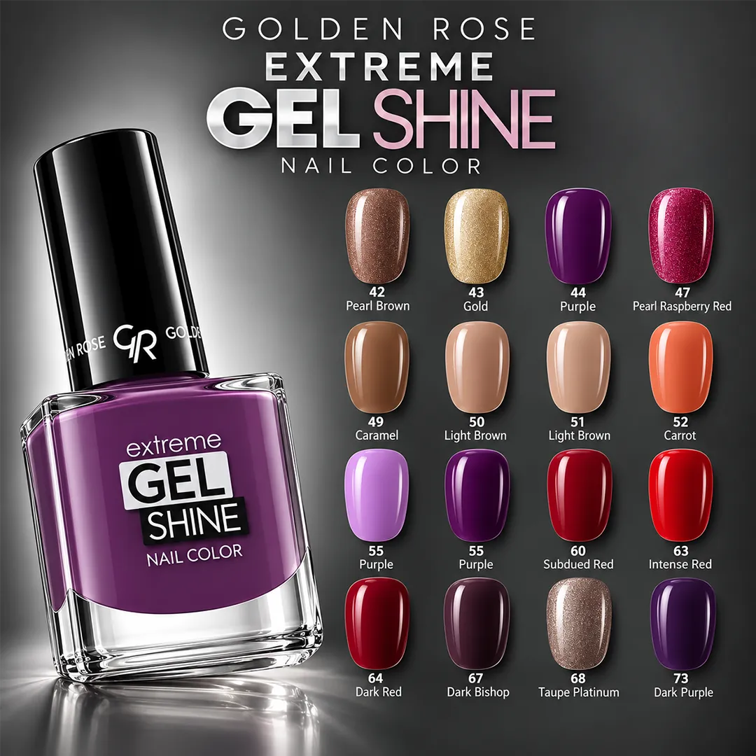 GOLDEN ROSE NAIL COLOR EXTREME GEL SHINE