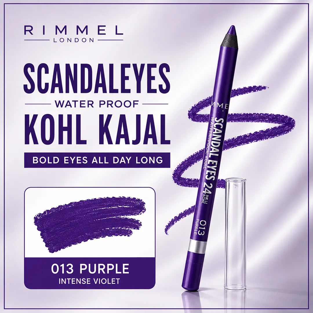RIMMEL SCANDALE EYES WATER PROOF KOHL KAJAL 013 1.2G