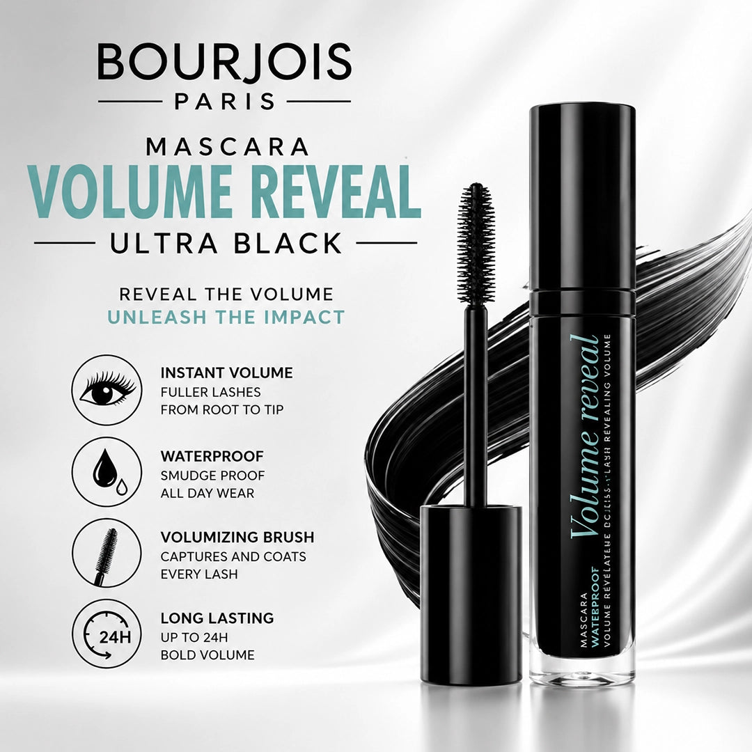 BOURJOIS MASCARA VOLUME REVEAL ULTRA BLACK