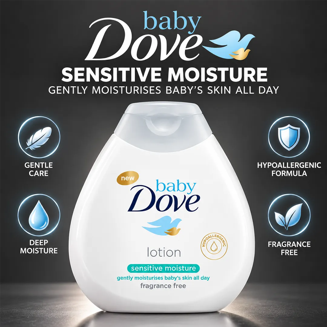 DOVE UK BABY LOTION 200ML SENSITIVE MOSITURE