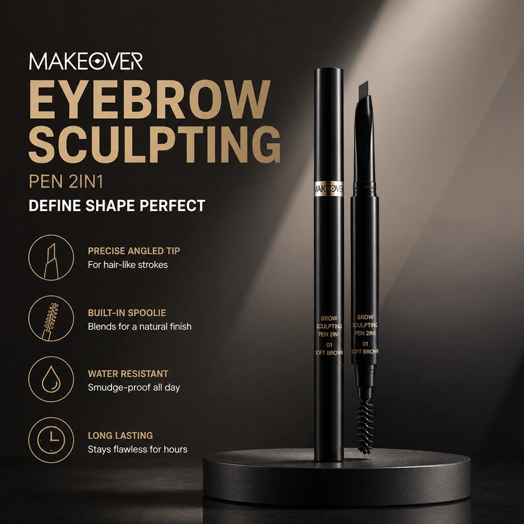 MAKEOVER EYEBROW SCULPTING PEN 2IN1