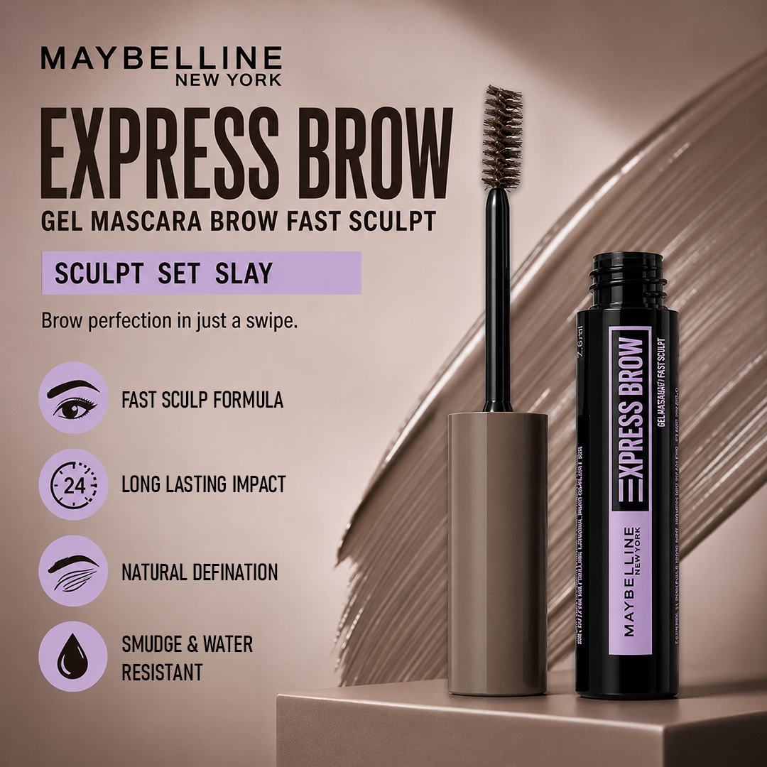 MAYBELLINE GEL MASCARA  BROW FAST SCULPT