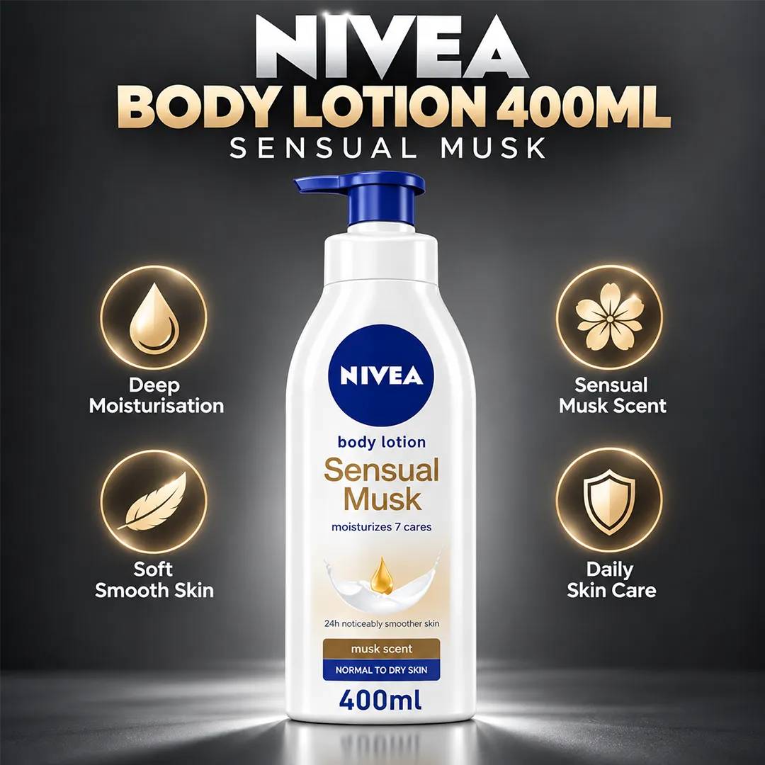 NIVEA BODY LOTION 400ML SENSUAL MUSK