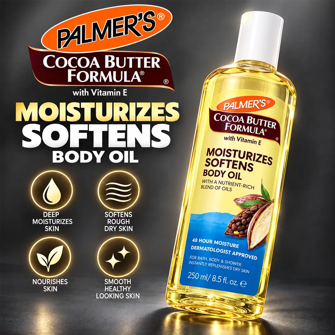 PALMERS CBF MOISTURIZING BODY OIL 250ML
