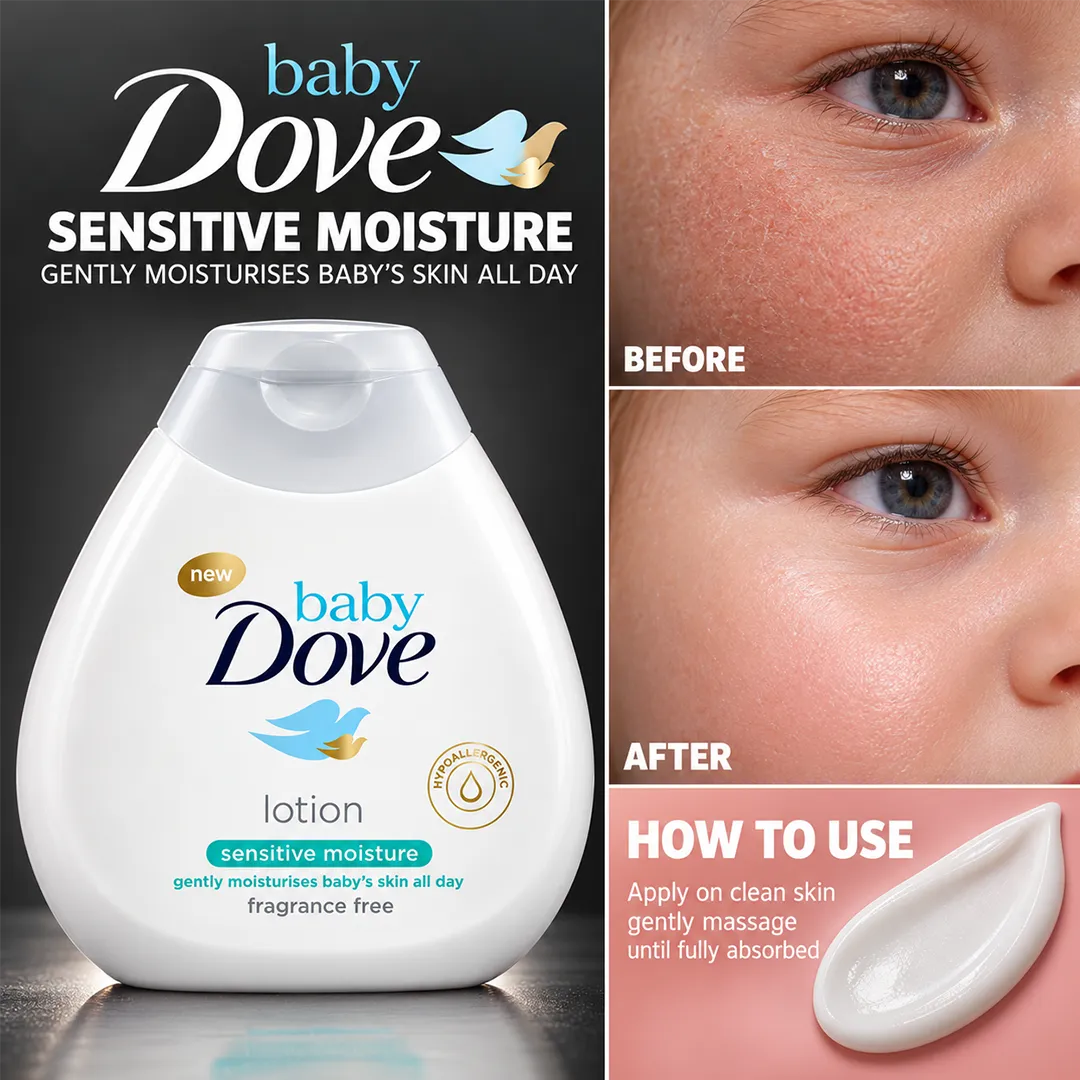 DOVE UK BABY LOTION 200ML SENSITIVE MOSITURE
