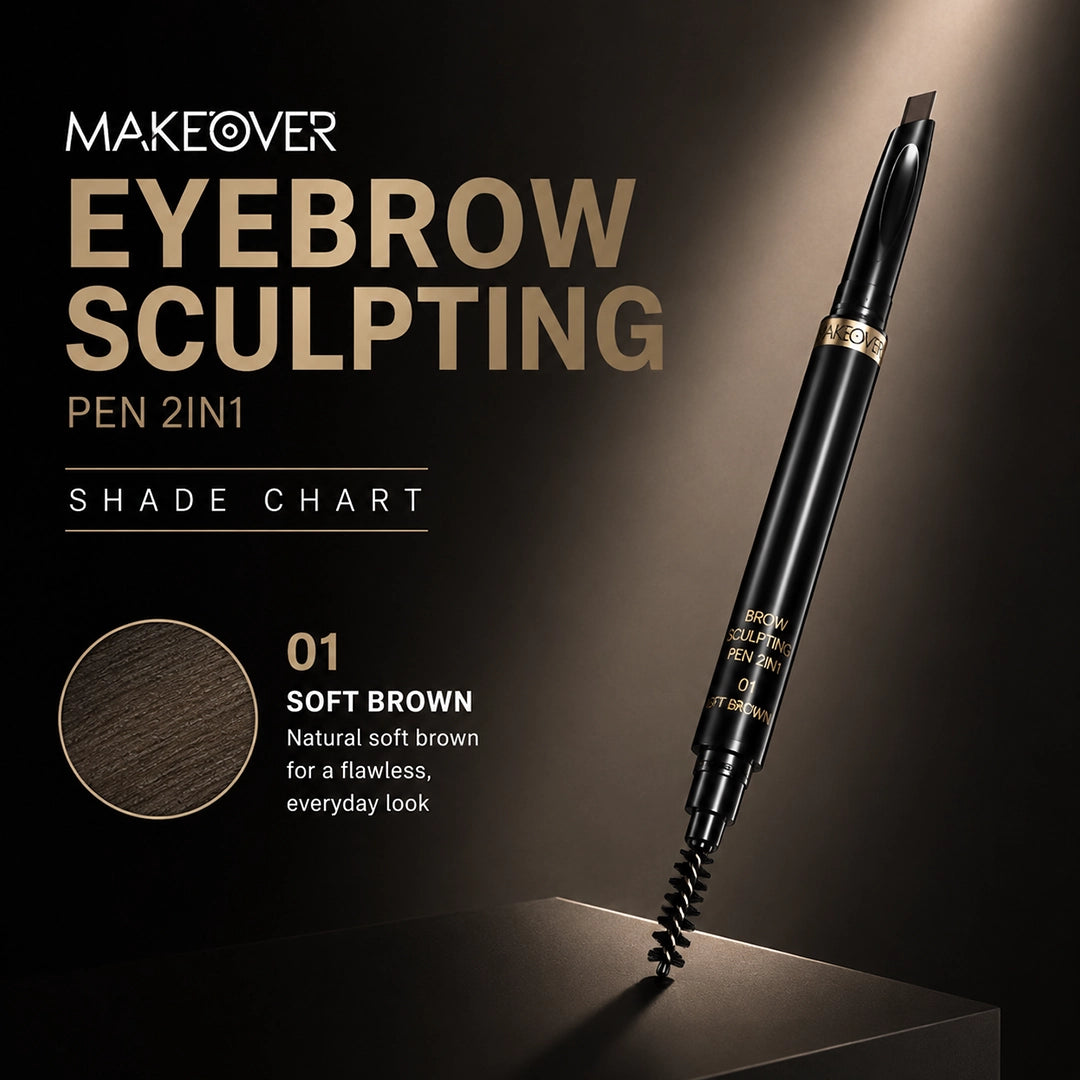 MAKEOVER EYEBROW SCULPTING PEN 2IN1