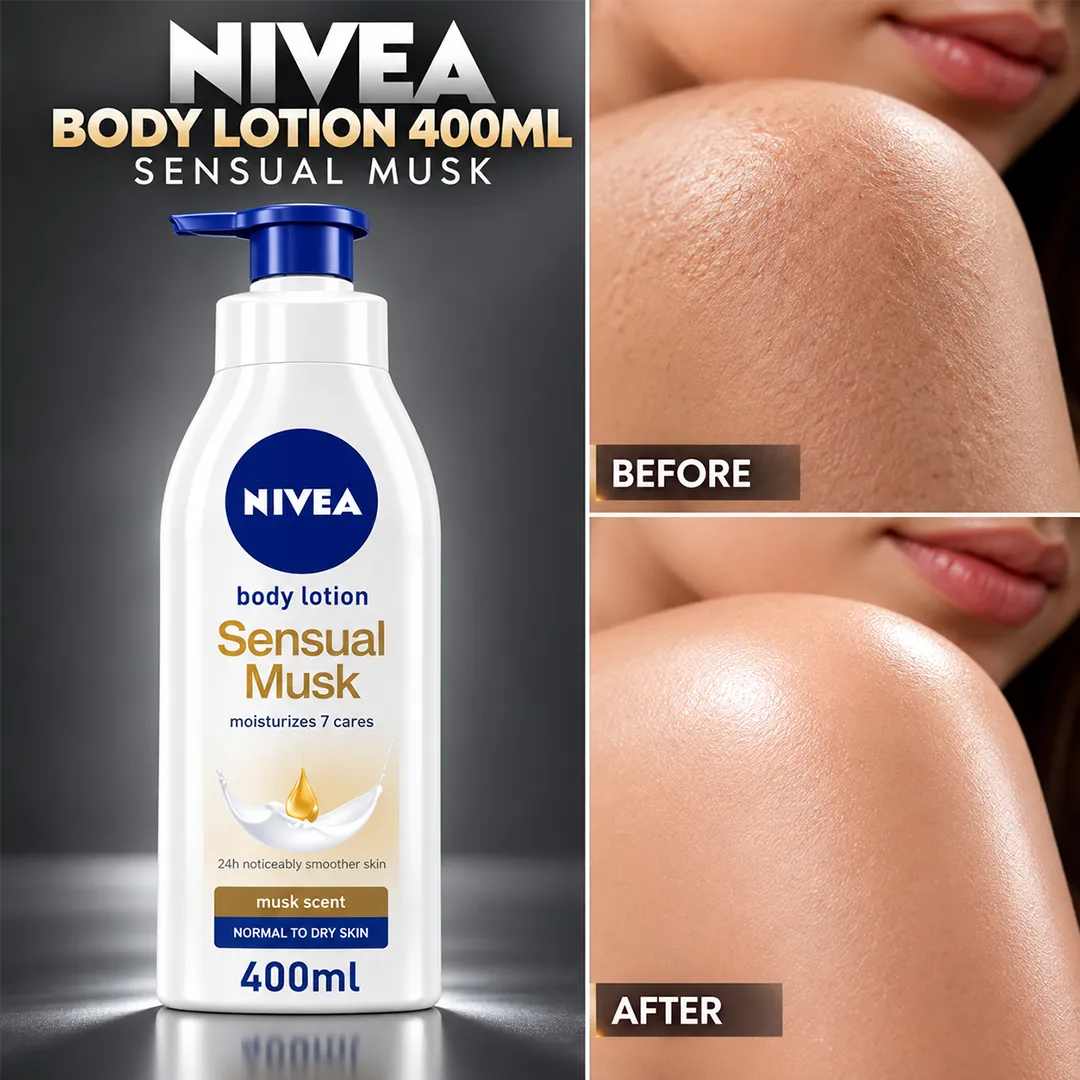 NIVEA BODY LOTION 400ML SENSUAL MUSK
