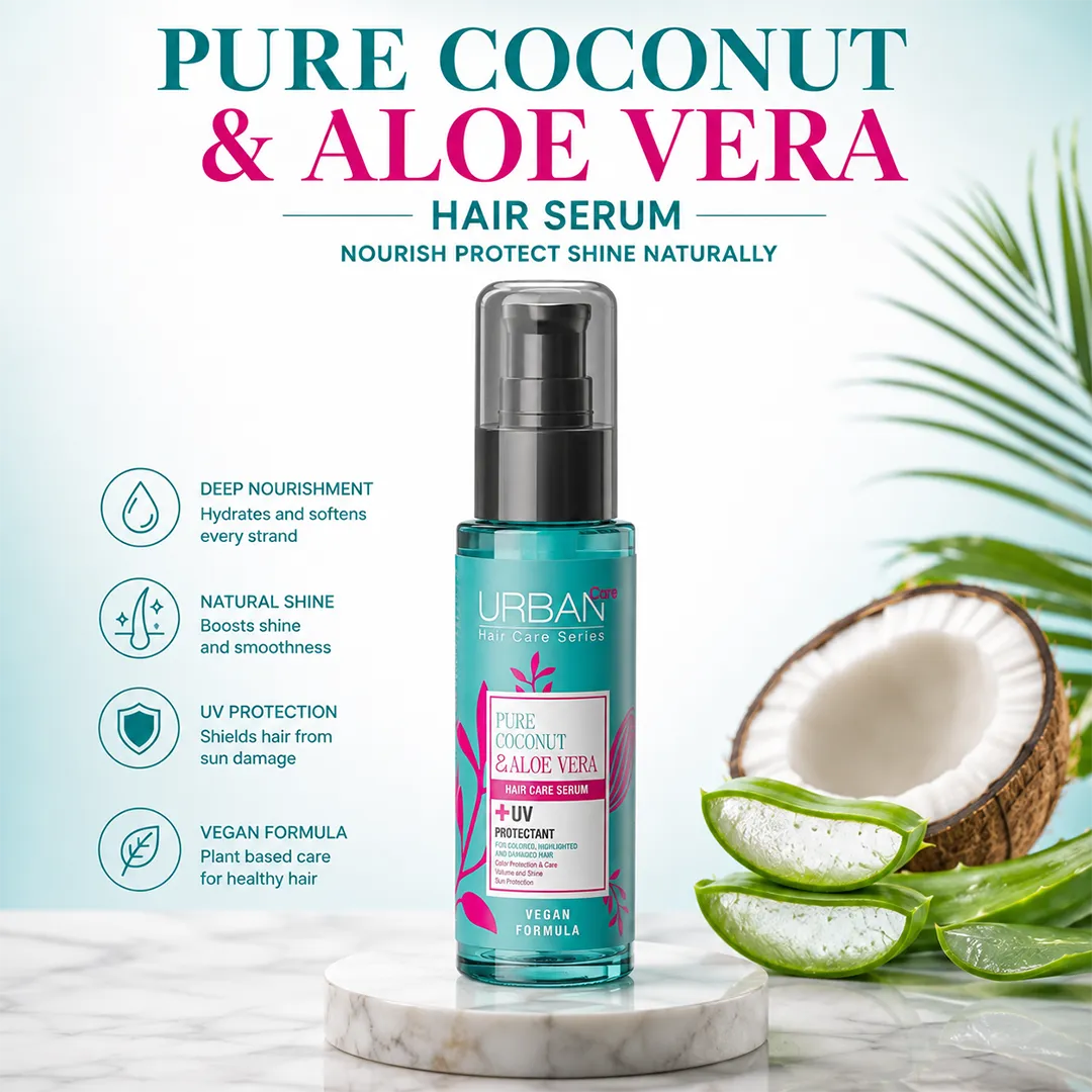 URBAN CARE PURE COCONUT & ALOE VERA HAIR SERUM 75ML