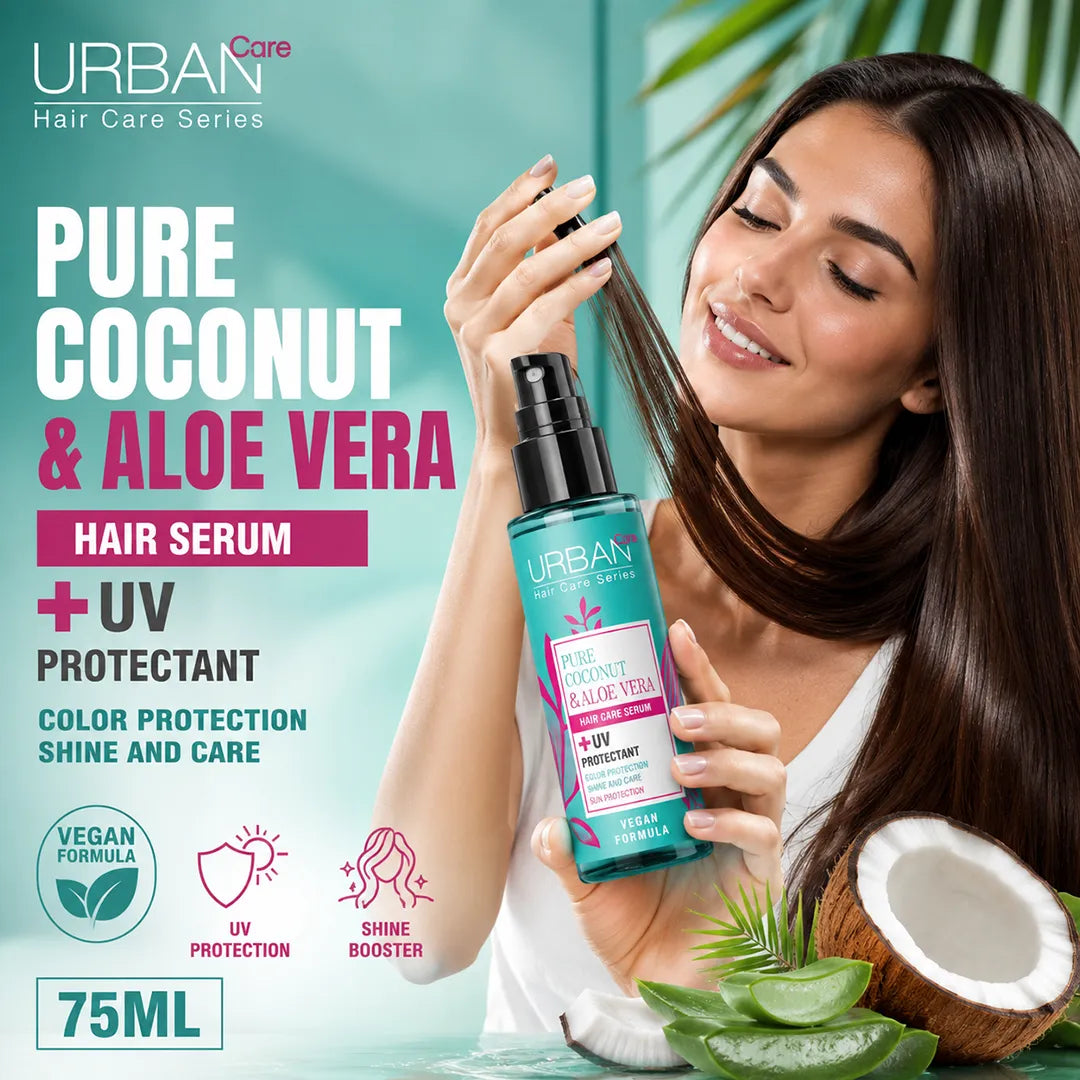 URBAN CARE PURE COCONUT & ALOE VERA HAIR SERUM 75ML