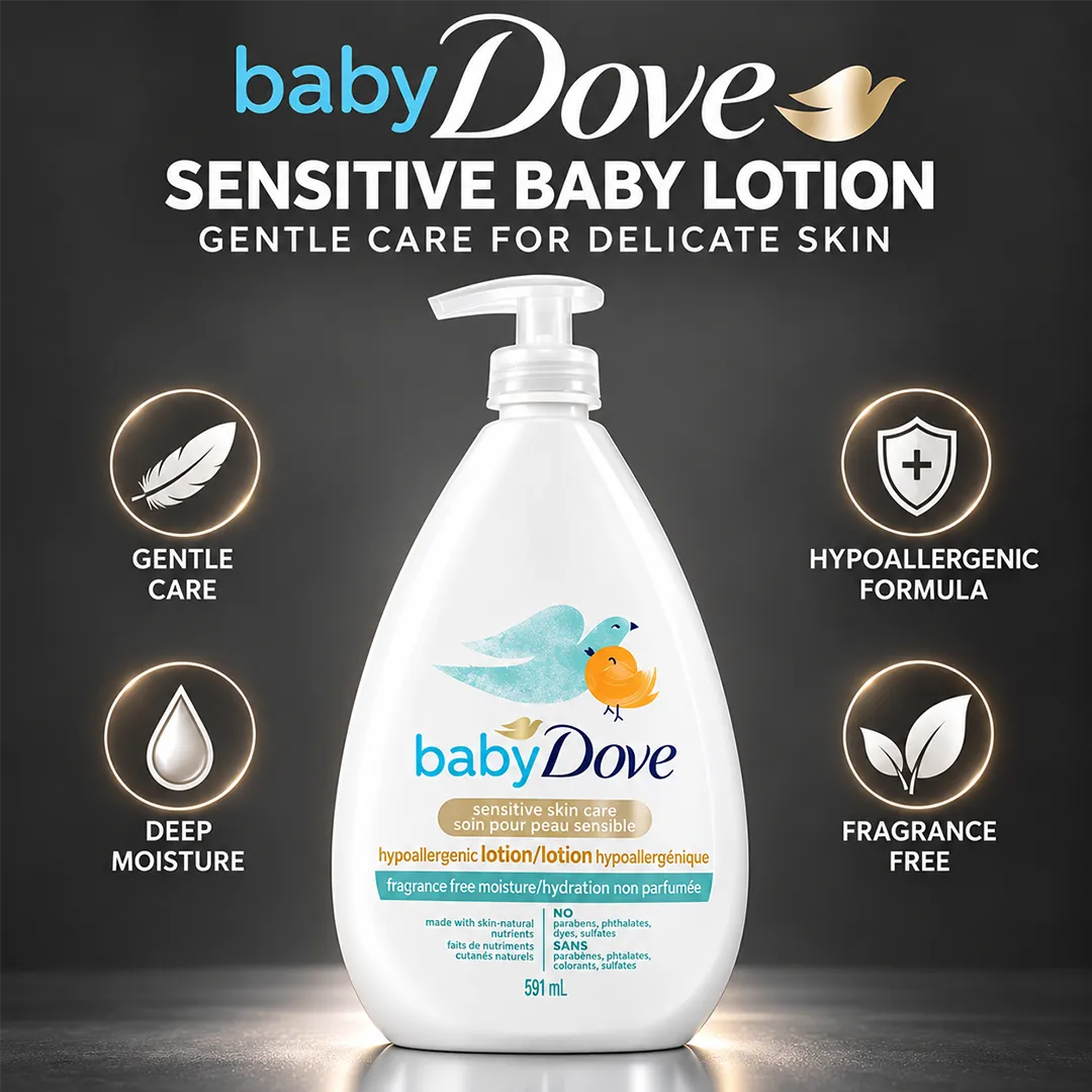 DOVE USA BABY LOTION 591ML SENSITIVE