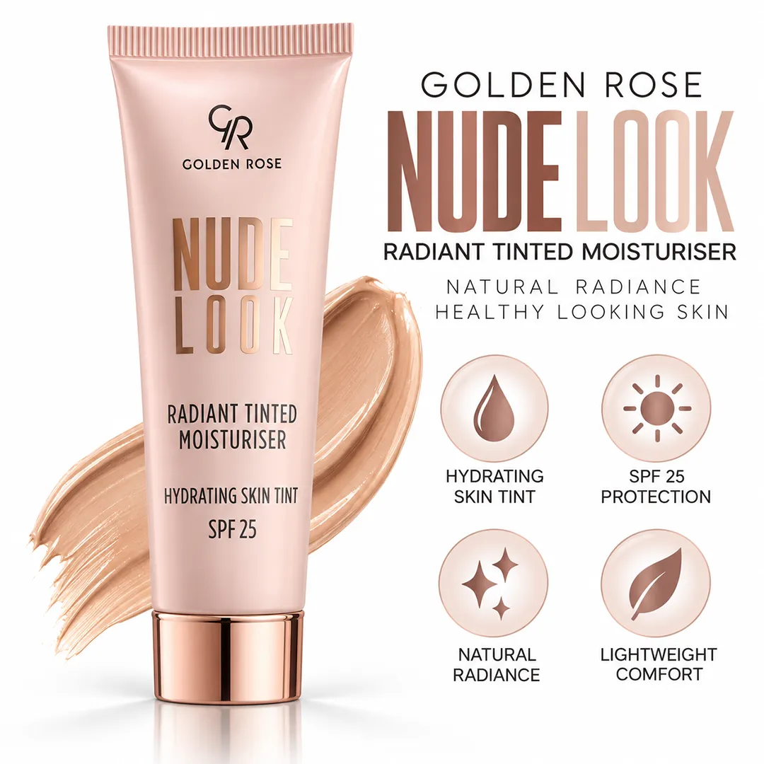 GOLDEN ROSE NUDE LOOK RADIANT TINTED MOISTURISER
