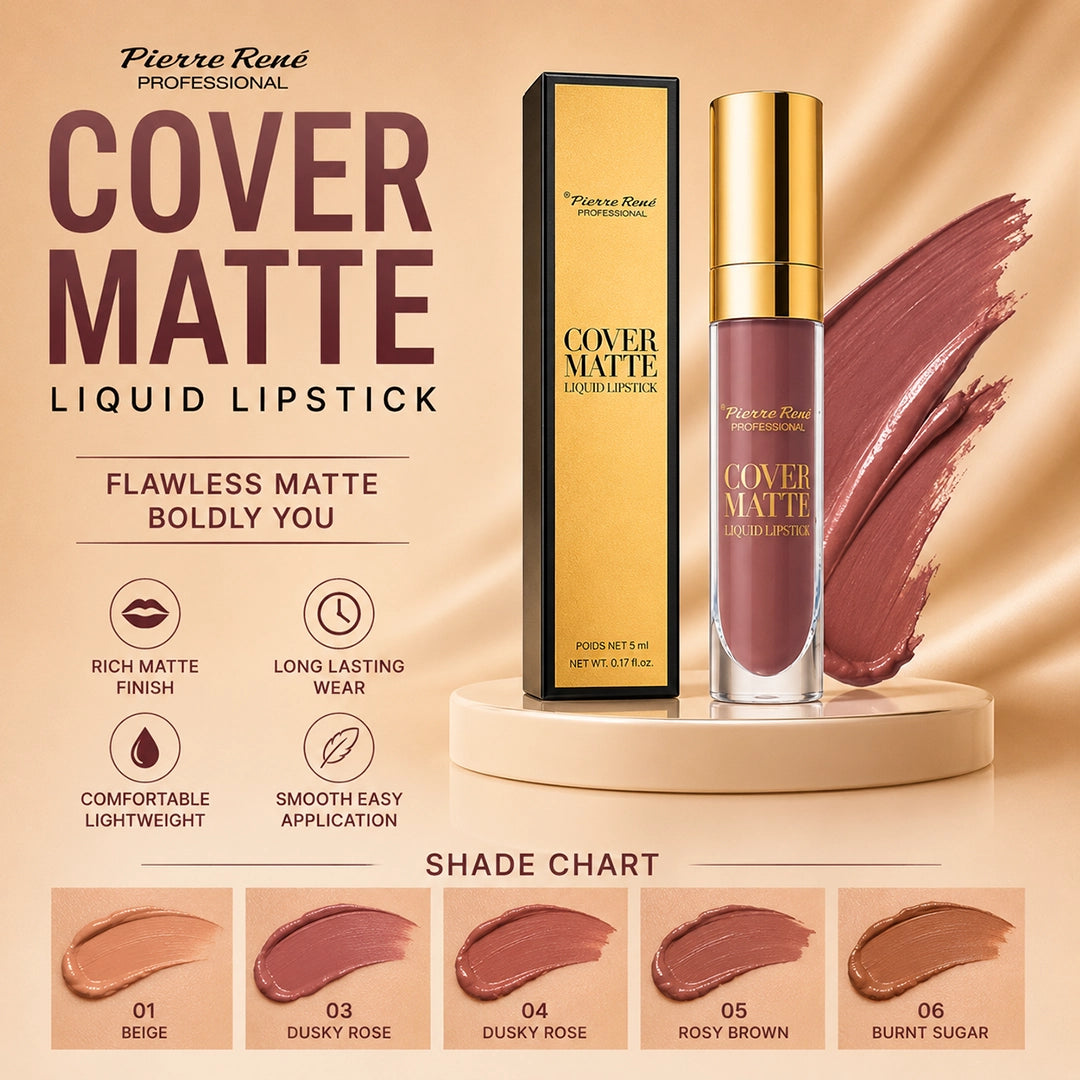 PIERRE RENE LIPSTICK LIQUID COVER MATTE