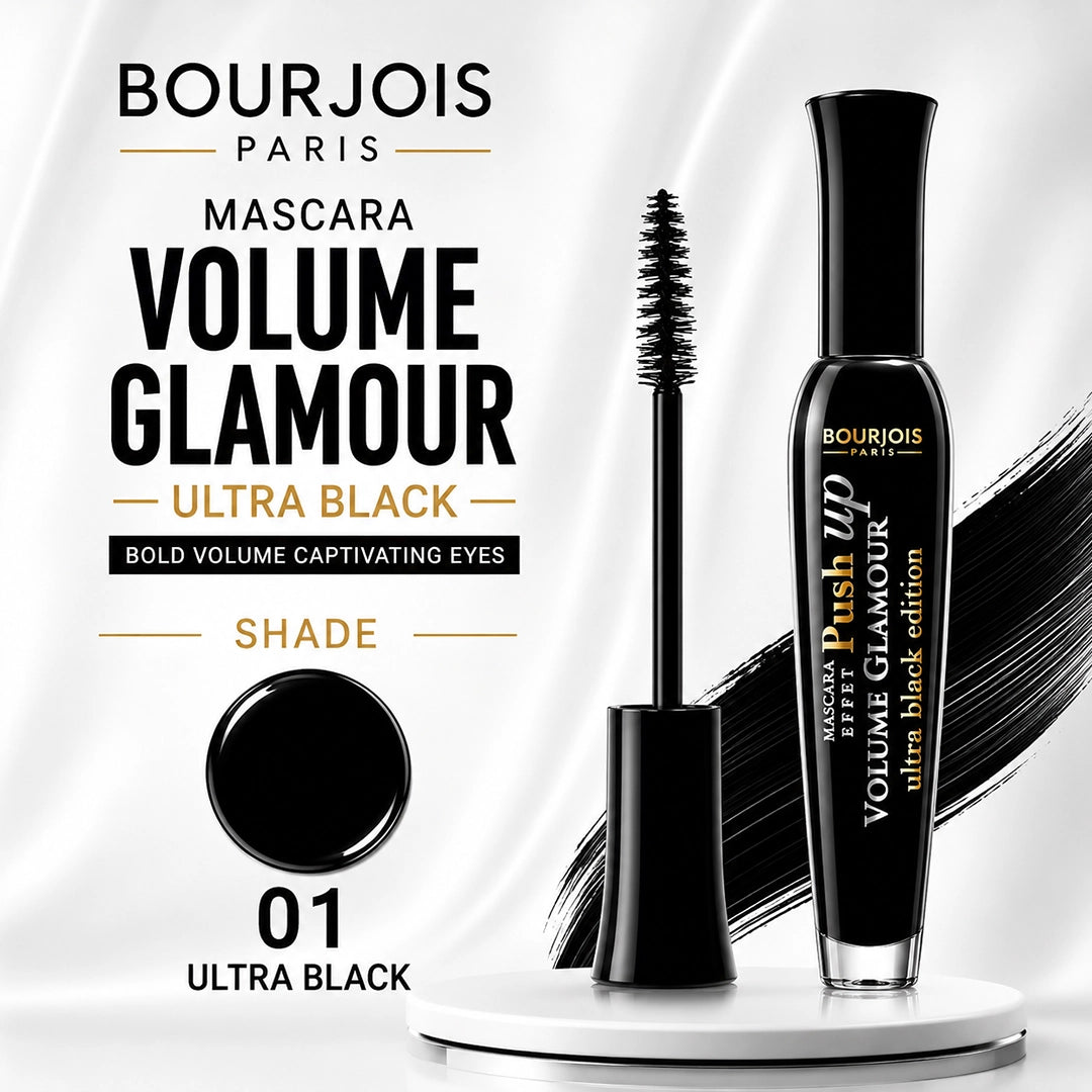 BOURJOIS MASCARA VOLUME GLAMOUR ULTRA BLACK