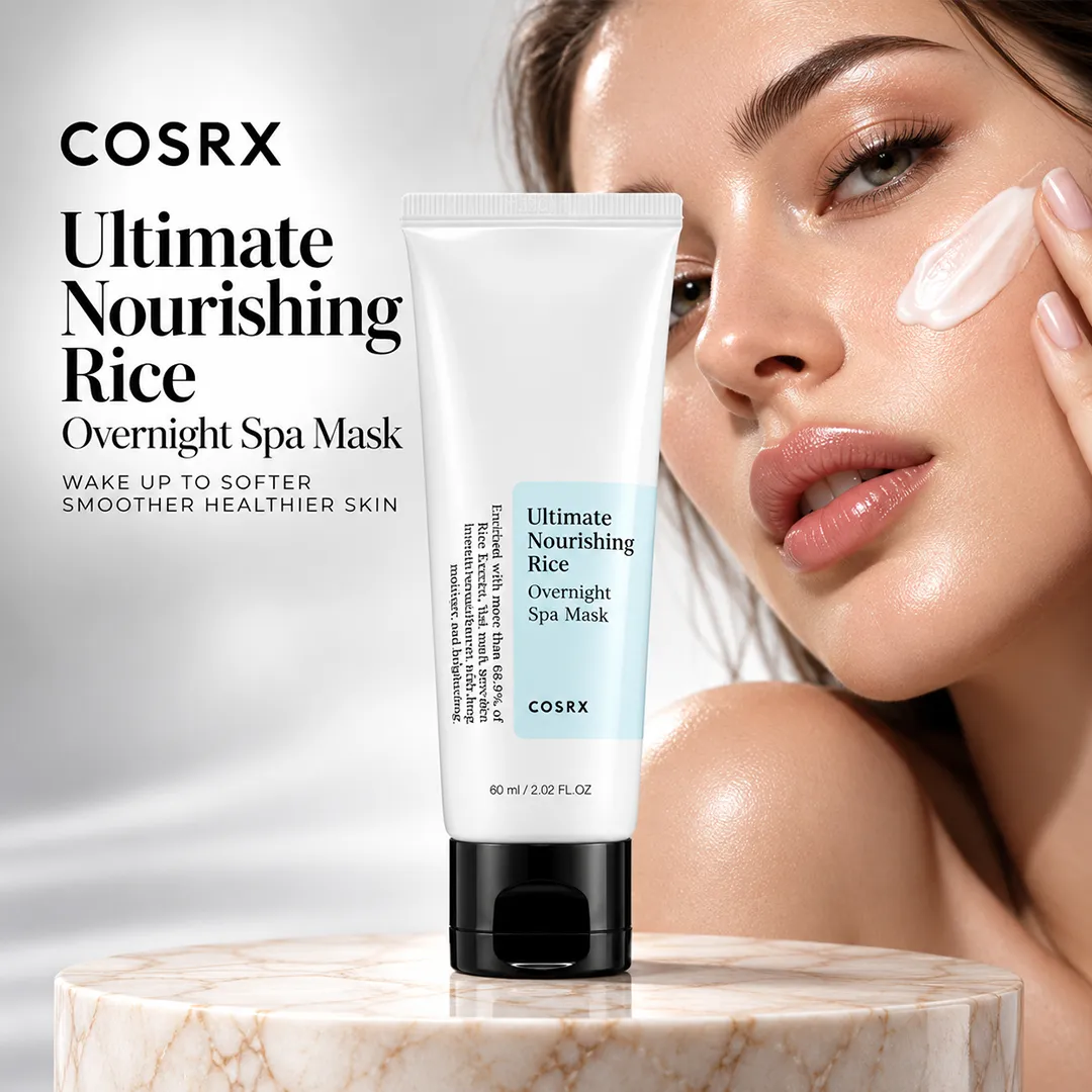 COSRX ULTIMATE NOURISHING RICE OVERNIGHT SPA MASK 60ML