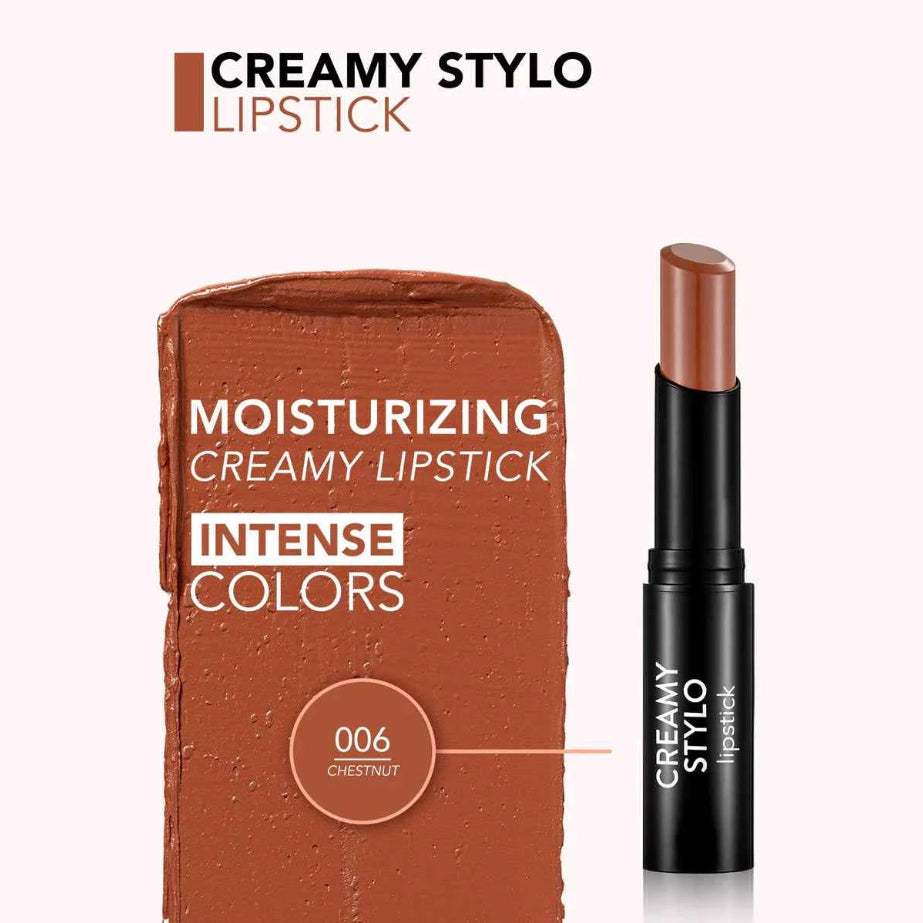 Flormar Creamy Stylo Lipstick 006 Chestnut Pakistan D Watson Cosmetics flormar-creamy-stylo-lipstick-006-chestnut-pakistan-d-watson-cosmetics