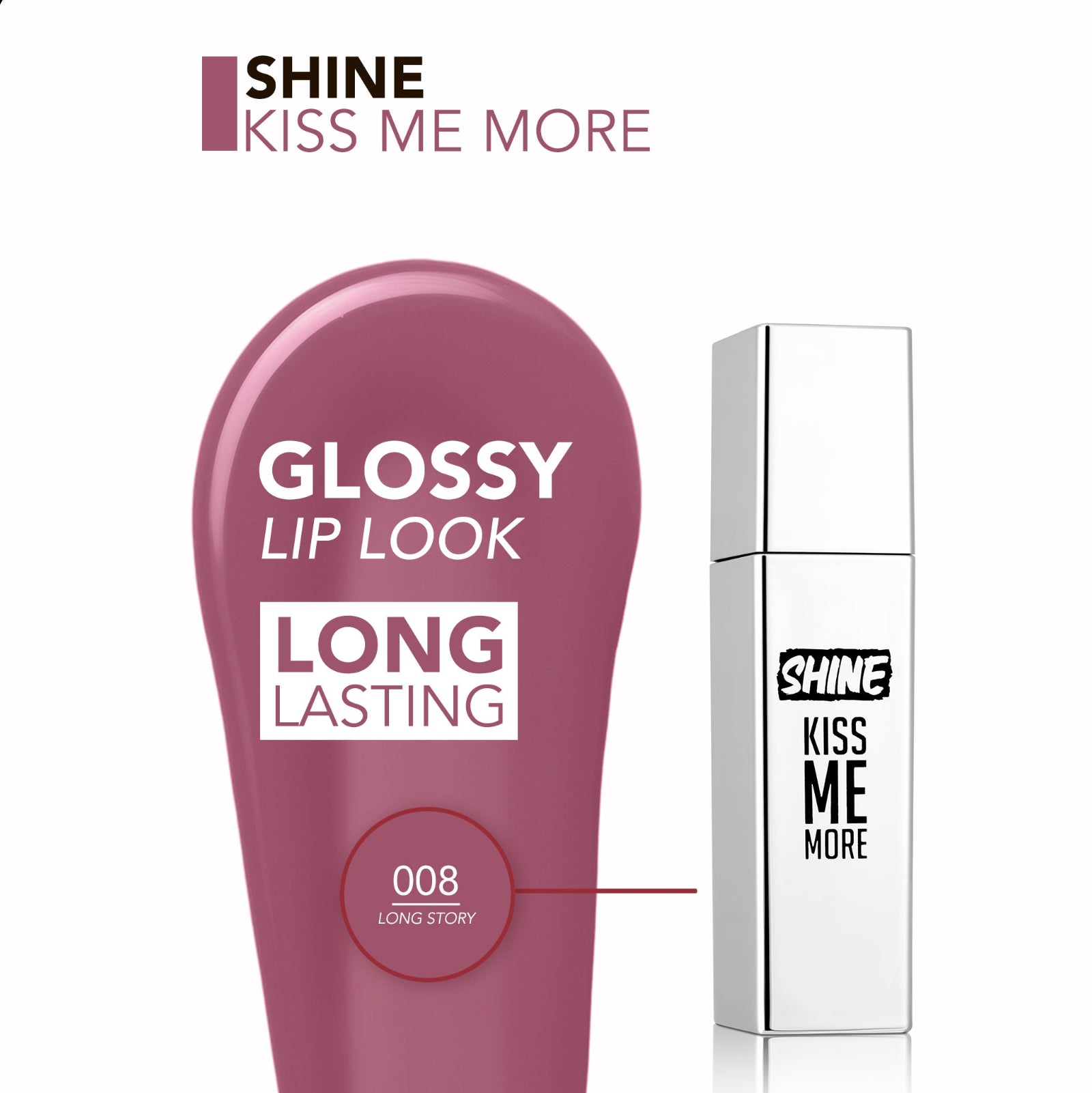 FLORMAR LIPSTICK SHINE KISS ME MORE