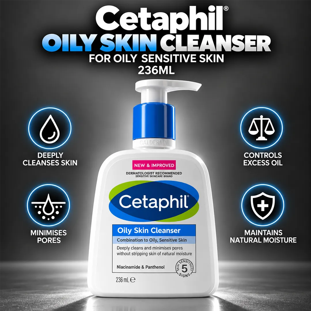 CETAPHIL OILY SKIN CLEANSER 236MLL