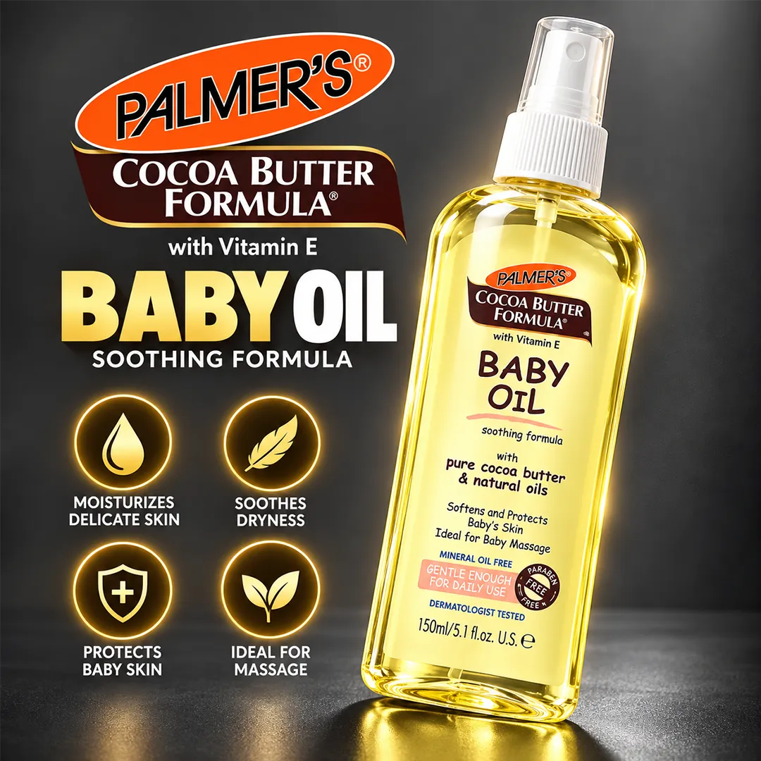 PALMERS CBF BABY OIL 150ML