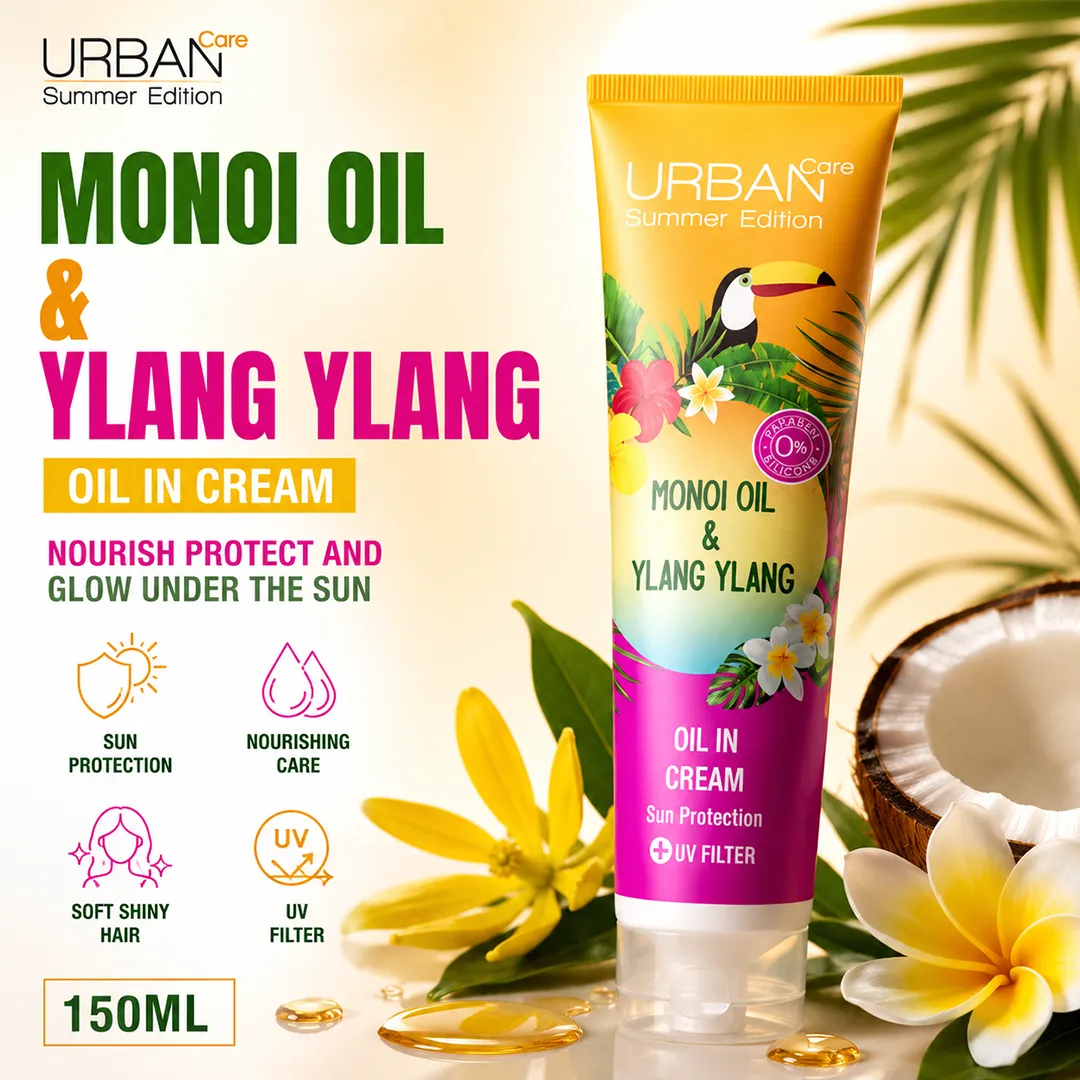 URBAN CARE MONOI OIL & YLANG YLANG OIL IN CREAM 150ML