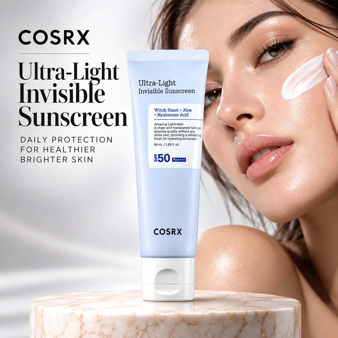 COSRX ULTRA LIGHT INVISIBLE SUNSCREEN SPF50 50ML