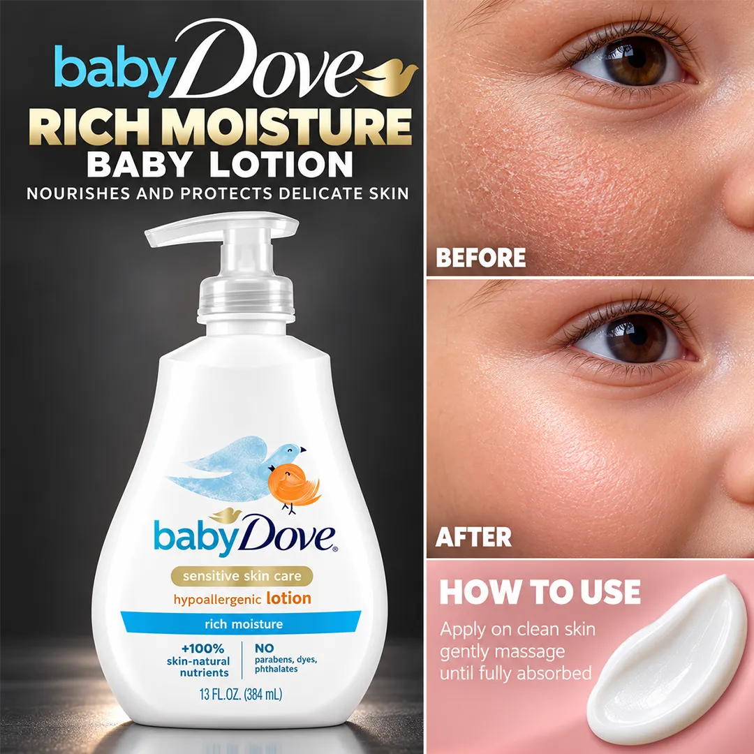 DOVE USA BABY LOTION 384ML RICH