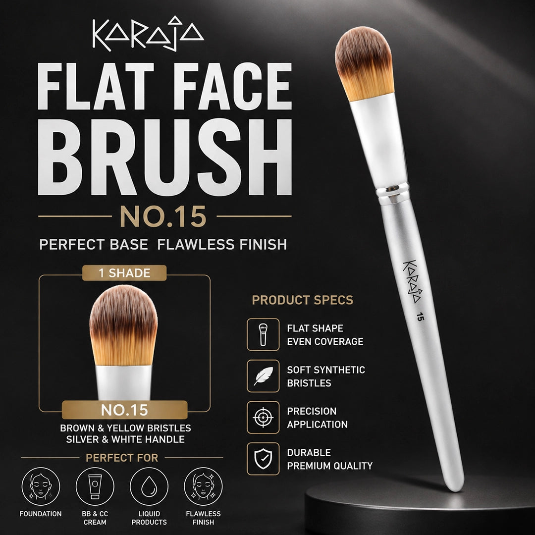 KARAJA FLAT FACE BRUSH NO.15