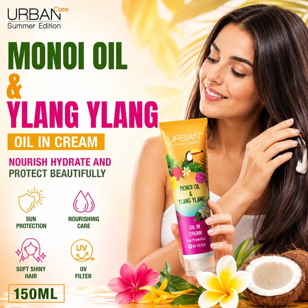 URBAN CARE MONOI OIL & YLANG YLANG OIL IN CREAM 150ML