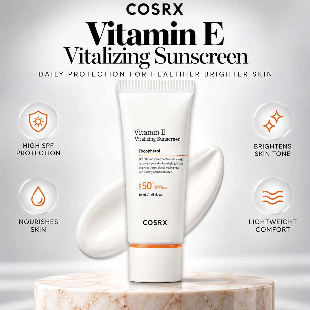 COSRX VITAMIN E VITALIZING SUNSCREEN SPF50 50ML