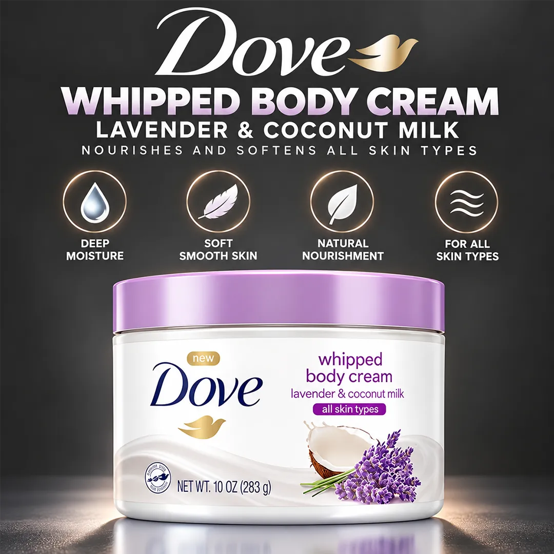 DOVE USA BODY CREAM 283GM LAVENDER & COCONUT MILK