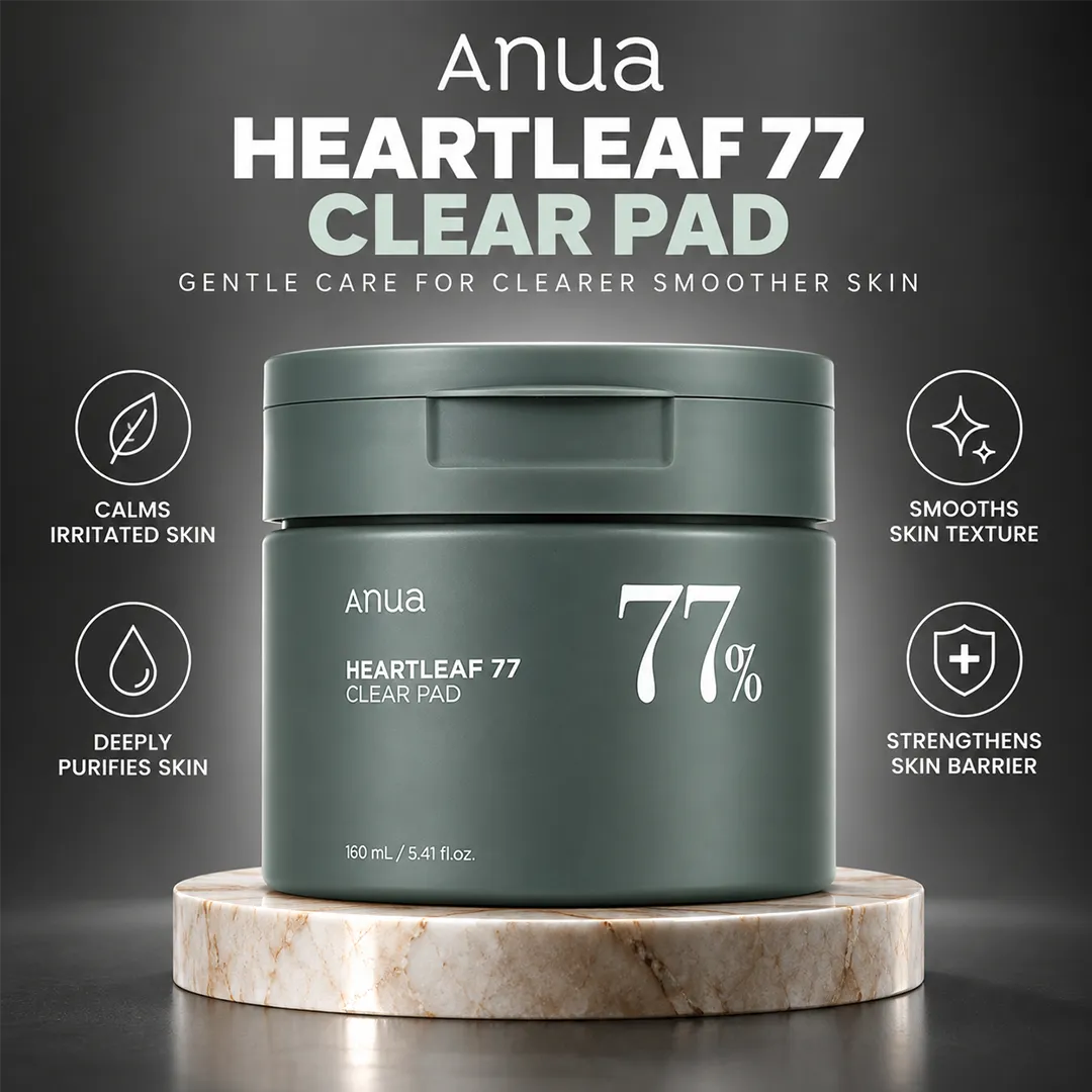 ANUA HEARTLEAF 77 CLEAR PAD 160ML