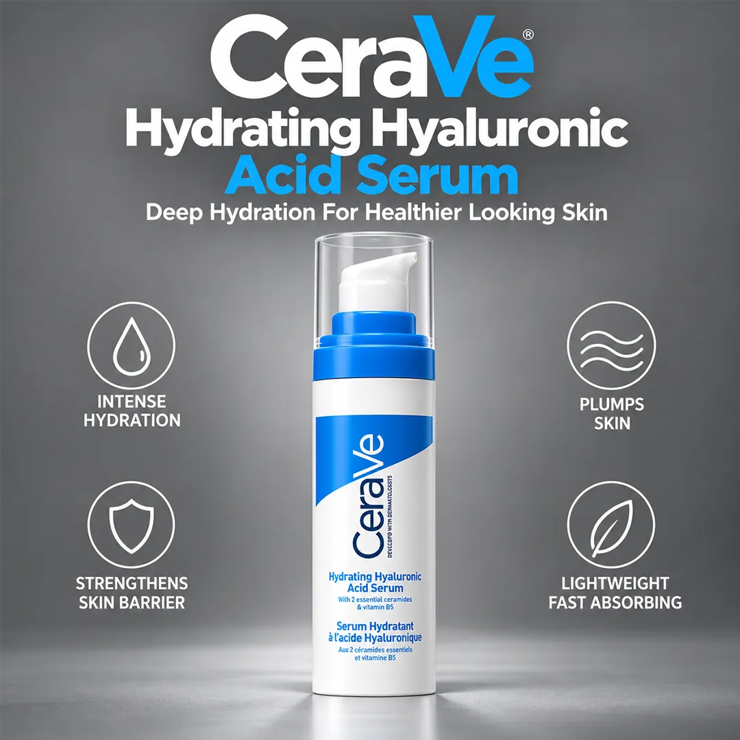 CERAVE HYDRATING HYALURONIC ACID SERUM 30ML.