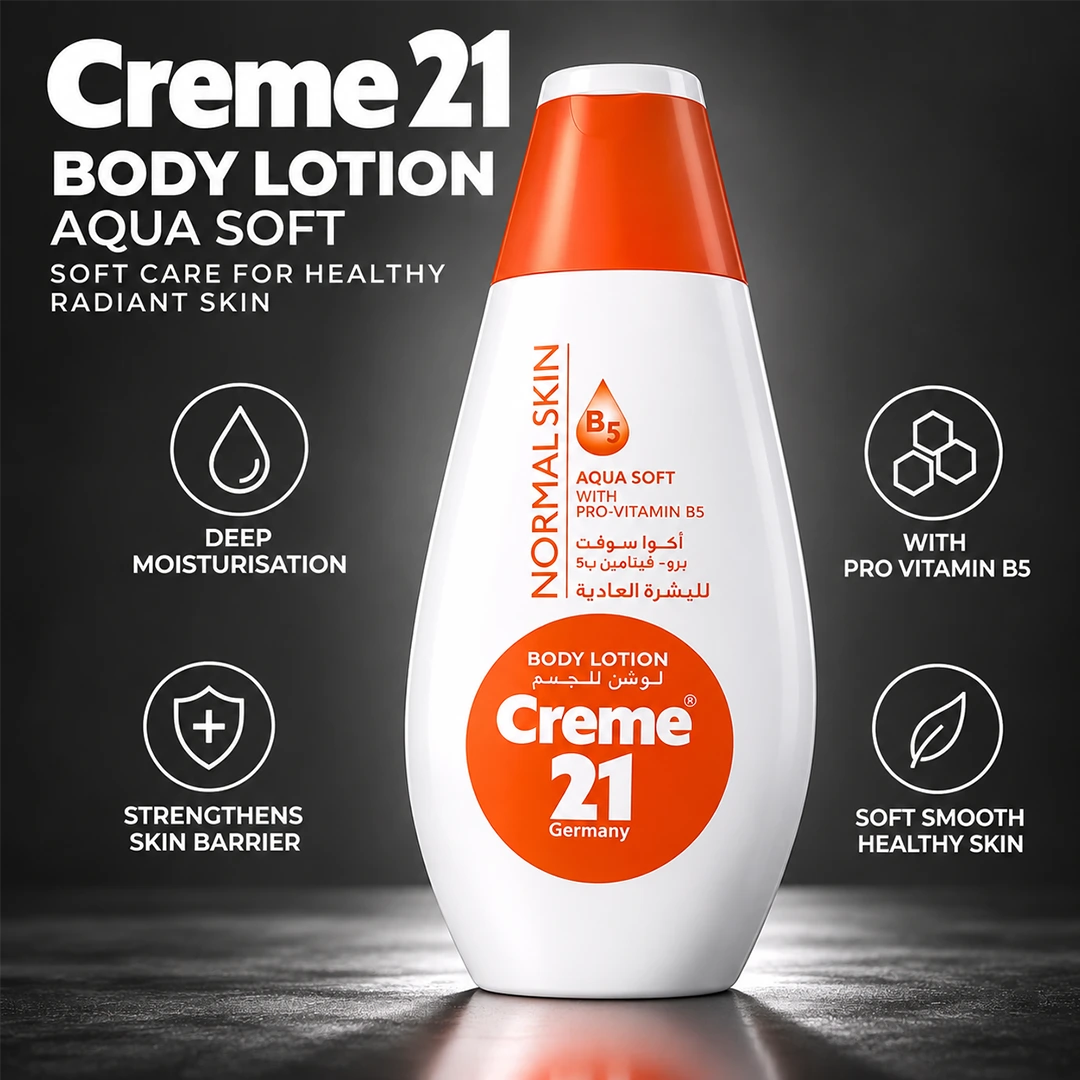 CREME 21 BODY LOTION 400ML AQUA SOFT