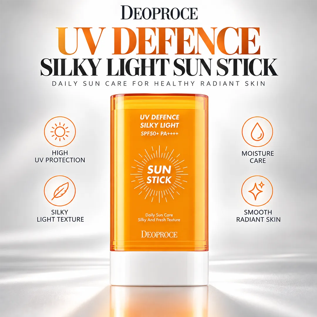 DEOPROCE UV DEFENCE SILKY LIGHT SUN STICK SPF50+ 19G