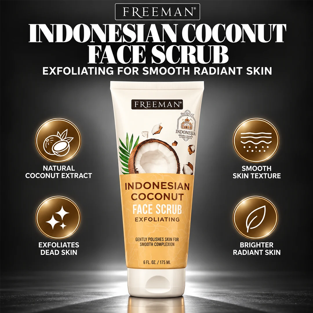 FREEMAN INDONESIAN COCONUT FACE SCRUB 175ML