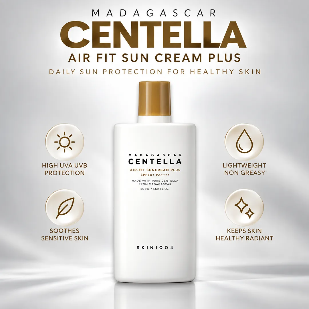 MADAGASCAR CENTELLA AIR FIT SUN CREAM PLUS SPF 50 PA++ 50ML