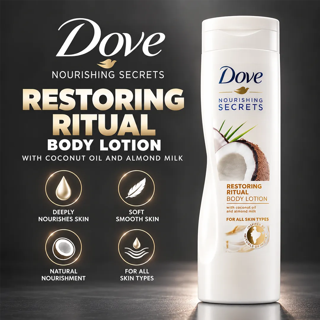 DOVE UK BODY LOTION 400ML RESTORING RITUAL