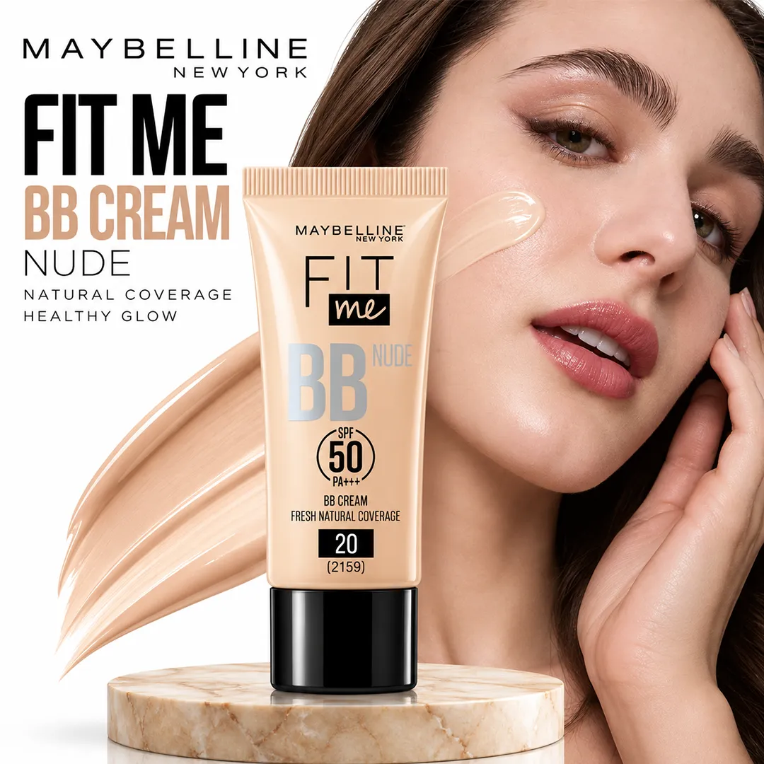 MAYBELLINE FIT ME BB CREAM NUDE SPF50 20 (2159)