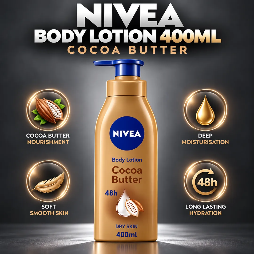 NIVEA BODY LOTION 400ML COCOA BUTTER