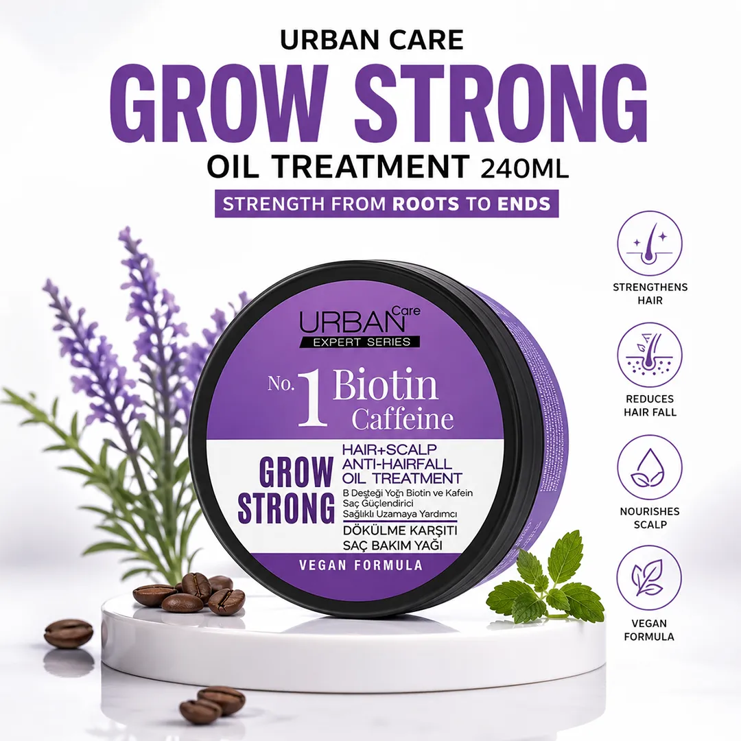 URBAN CARE GROW STRONG OIL TREATMENT 240ML