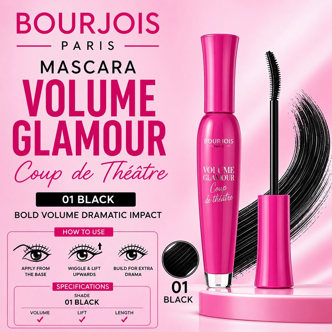 BOURJOIS MASCARA VOLUME GLAMOUR COUP DE THEATRE
