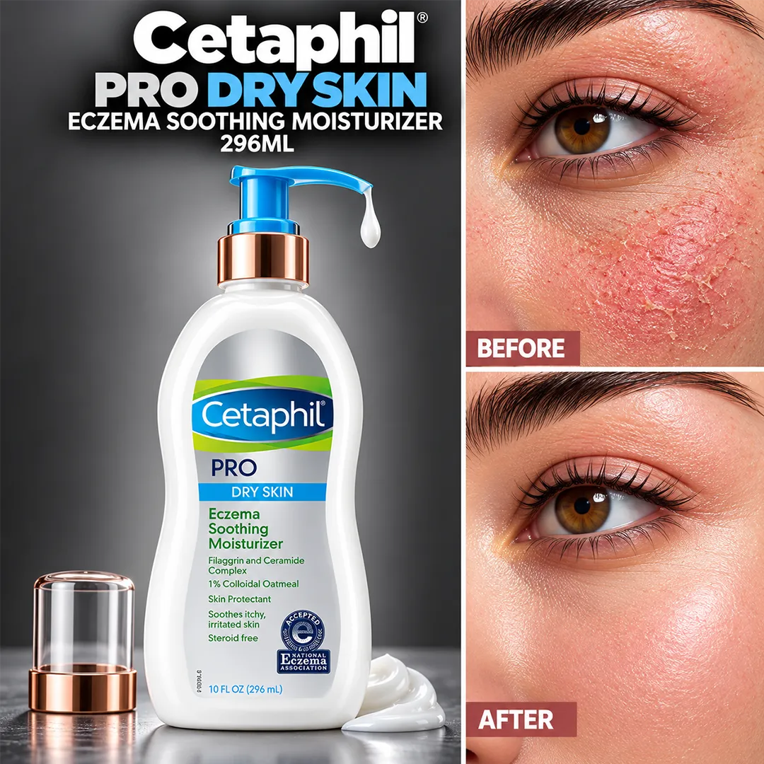 CETAPHIL PRO DRY SKIN ECZEMA SOOTHING MOISTURIZER 296ML