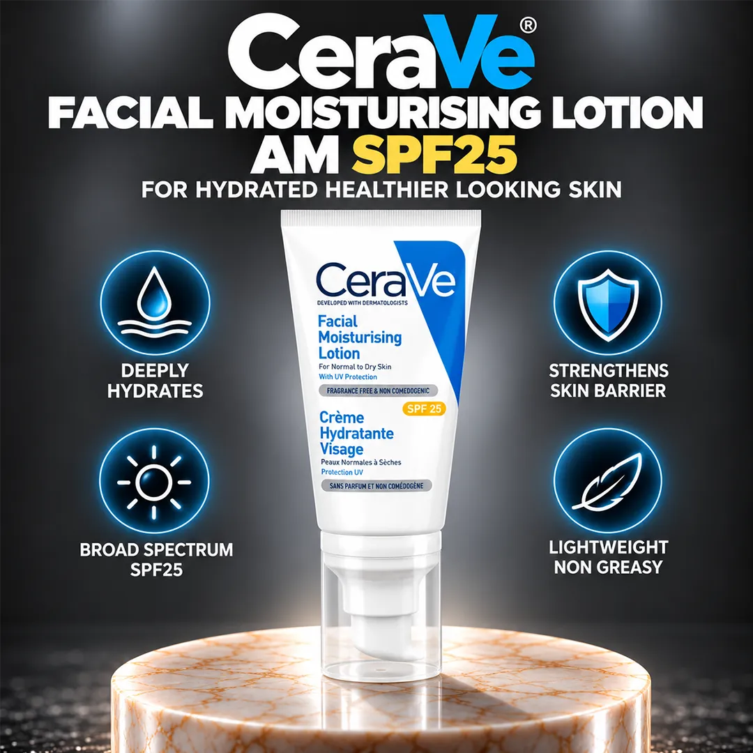 CERAVE UK FACIAL MOISTURISING LOTION AM SPF25 52ML