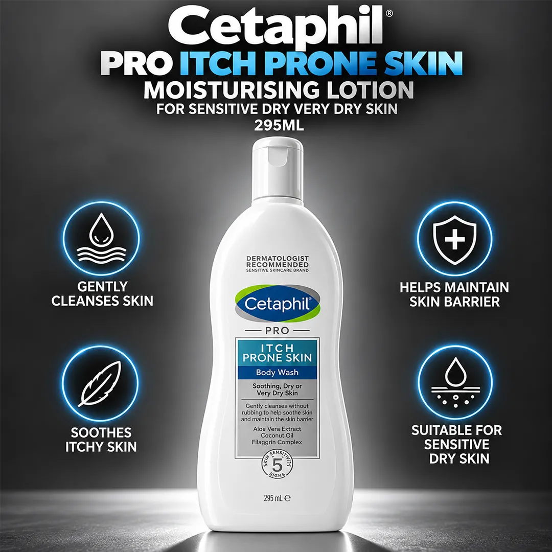 CETAPHIL PRO ITCH PRONE SKIN MOISTURISING LOTION 295ML
