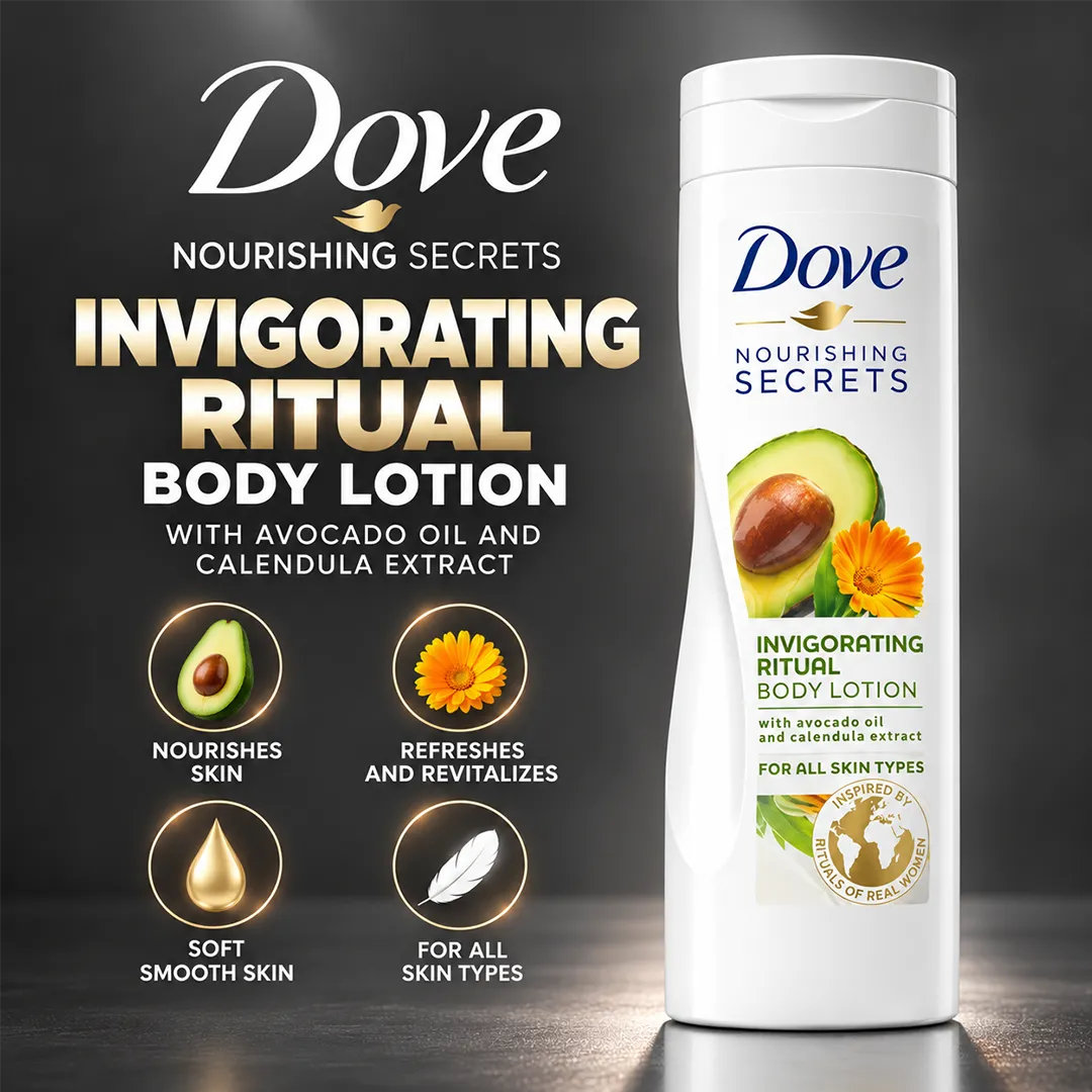 DOVE UK BODY LOTION 400ML INVIGORATING RITUAL