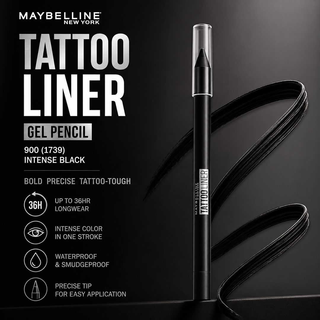 MAYBELLINE TATTOO LINER GEL PENCIL 900 (1739)